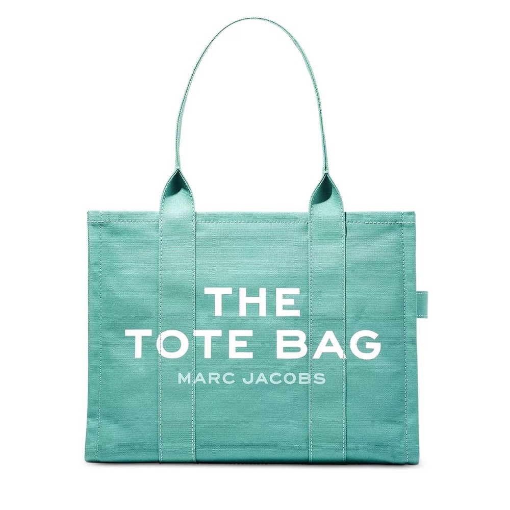 NWT MARC JACOBS THE LARGE TOTE BAG WASABI NICKEL